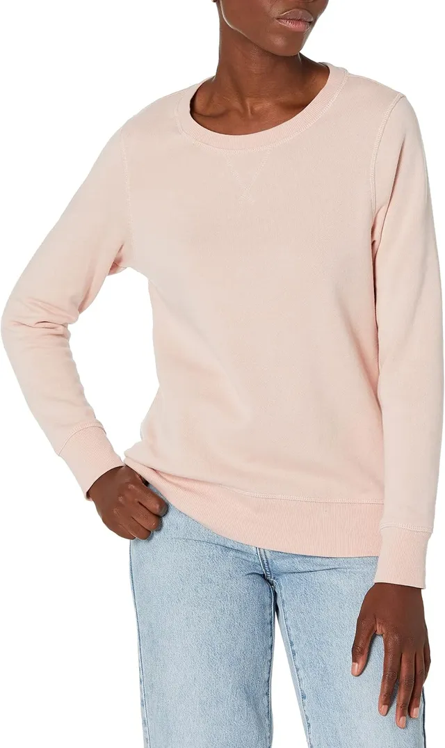 Amazon Essentials Femme Pull à Col Rond en Polaire (Disponible en Grandes Tailles)