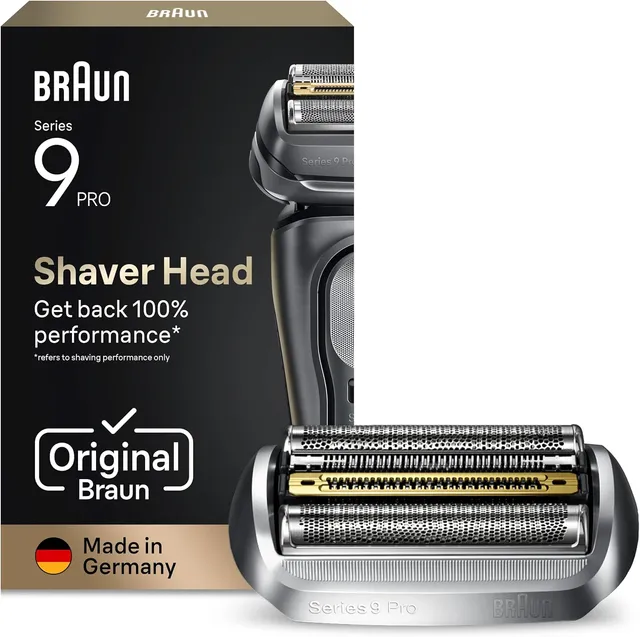 Braun Tête De Rasoir De Rechange Pour Rasoirs Electriques Series 9, 94M Originale, Remplacement De La Grille Pour Un Rasage De Près, Elément De Rechange