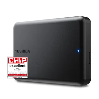 Toshiba Canvio Partner 4TB - Disque Dur Externe Portable 2,5'', USB 3.2, Compatible Mac et Windows. (HDTB540EK3CB)