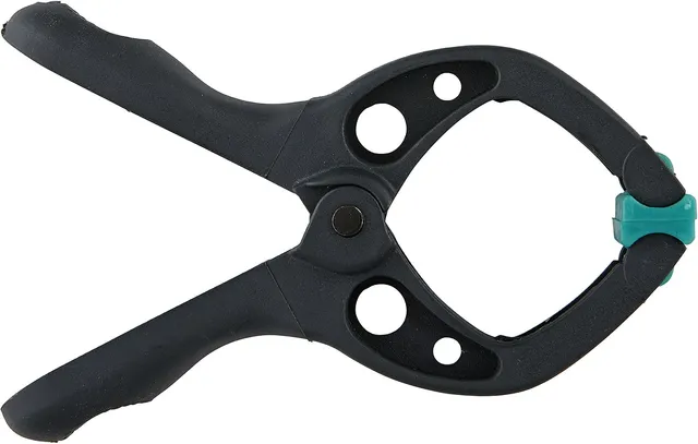 wolfcraft 3433000 - Pince à Ressort Microfix - Ouverture jusqu'à 30 mm