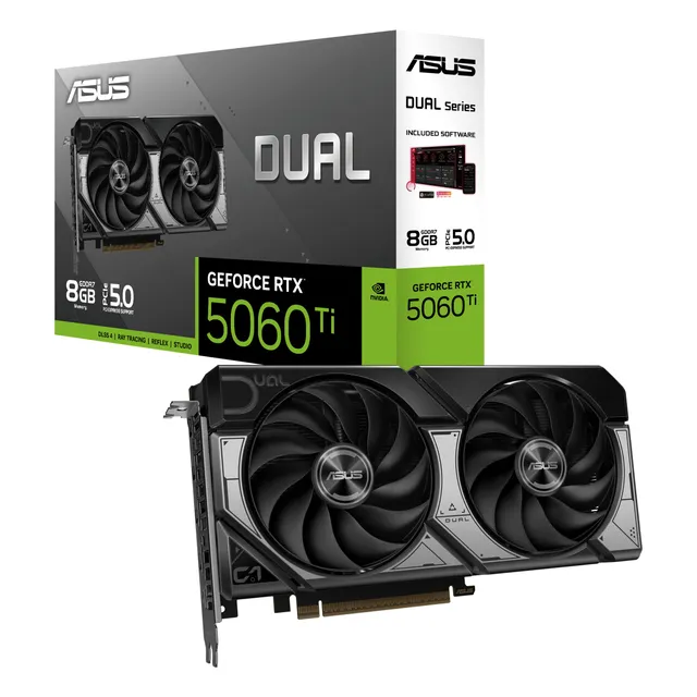 ASUS Dual GeForce RTX 5060 Ti 8GB GDDR7 Carte Graphique Gaming
