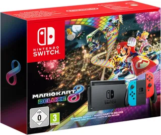 Pack console Nintendo Switch + le jeu Mario Kart 8 Deluxe