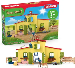 Schleich Farm World | Ferme éducative 42605 | 64 pièces