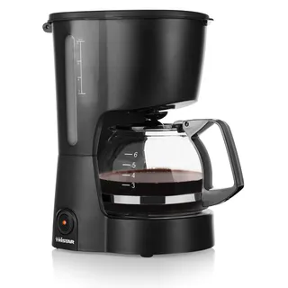 Tristar Cafetière, Capacité 6 Tasses, 600W, Fonction Maintien au Chaud, Arrêt Automatique, Filtre Permanent, Système Anti-Goutte, Compacte et Portable, Facile à Nettoyer, CM-1246