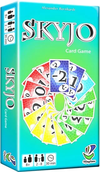 Magilano SKYJO, Jeu de Cartes Amusant pour Les Jeunes et Les Moins Jeunes, des soirées de Jeu Amusantes dans Le Cercle d'amis et de Famille.