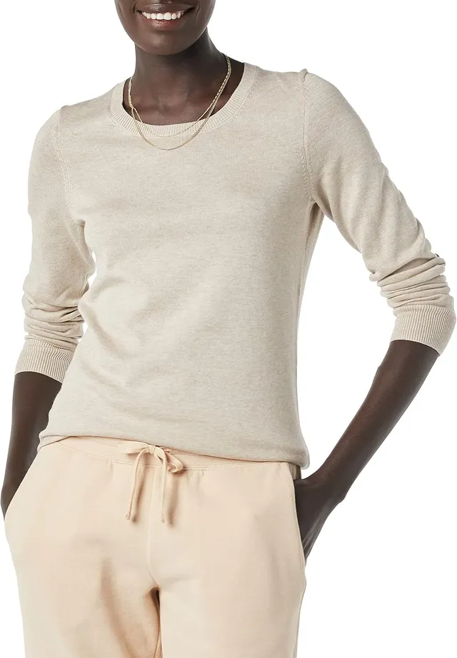 Amazon Essentials Femme Pull Col Rond Léger À Manches Longues (Grandes Tailles Disponibles)