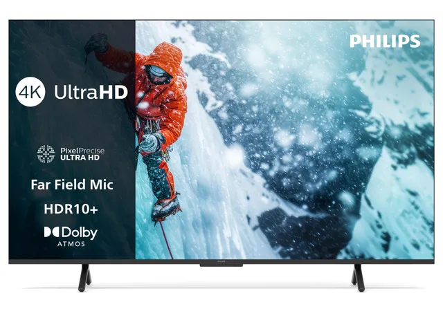 PHILIPS 65PUS7200 4K LED Smart TV - Écran 65 Pouces avec Plateforme Pixel Precise Ultra HD, Titan OS et Son Dolby Atmos - Compatible Alexa et Assistant Vocal Google