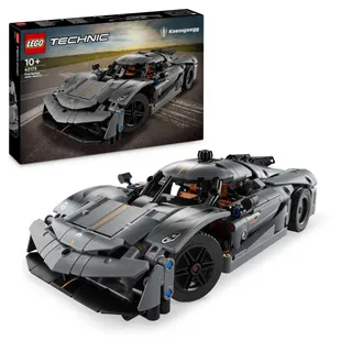 LEGO Technic Hypercar Koenigsegg Jesko Absolut Grise - Set de Construction - Véhicule pour Enfants - Maquette à Construire - Cadeau pour Les Passionnés de Sport Automobile 42173