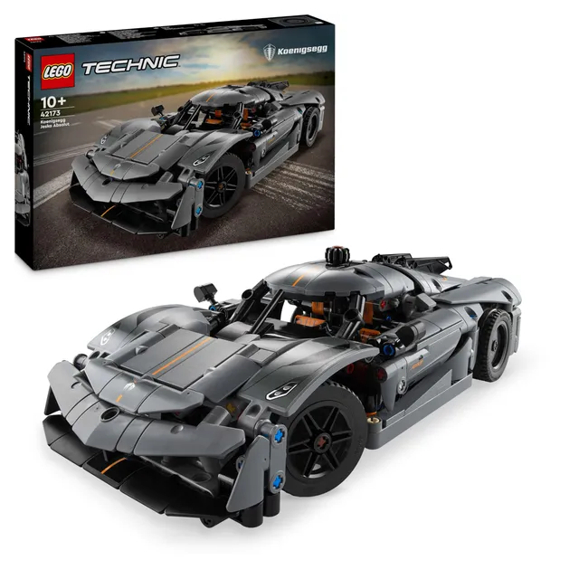 LEGO Technic Hypercar Koenigsegg Jesko Absolut Grise - Set de Construction - Véhicule pour Enfants - Maquette à Construire - Cadeau pour Les Passionnés de Sport Automobile 42173