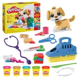 Play-Doh Coffret Le Cabinet Vétérinaire, Mallette Transportable avec Chien, 10 Outils et 5 Pots de Pâte à Modeler Atoxique, Jouet Créatif pour Enfants dès 3 Ans