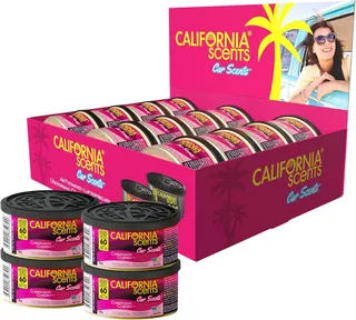 DÉSODORISANT POUR VOITURE CS SCENTS CORONADO CHERRY, ['noir', 'rose'], 3.5 g (Lot de 12)