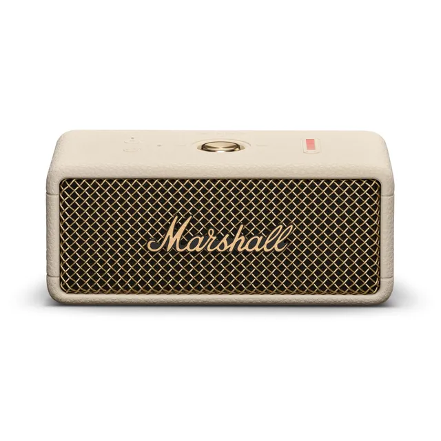 Marshall Emberton III Enceintes Bluetooth Portables, sans Fil, IP67 Résistant à la Poussière et à l'eau, Plus de 32 Heures de Lecture, Charge Rapide - Crème