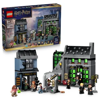 LEGO Harry Potter Les Boutiques Magiques de l’Allée des Embrumes - Jouet - Maquette Miniature - 8 Minifigurines & Patronus Collector - Décoration de Chambre - Cadeau Garçon, Fille, Fan dès 8 ans 76471