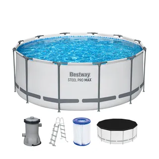 Bestway Steel Pro Max Kit Piscine Hors Sol Ronde 3,66 m x 1,22 m