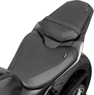 Siège de passager arrière pour moto Lorababer pour MT-07 MT07 2025 2026 Coussin de selle passager, Noir