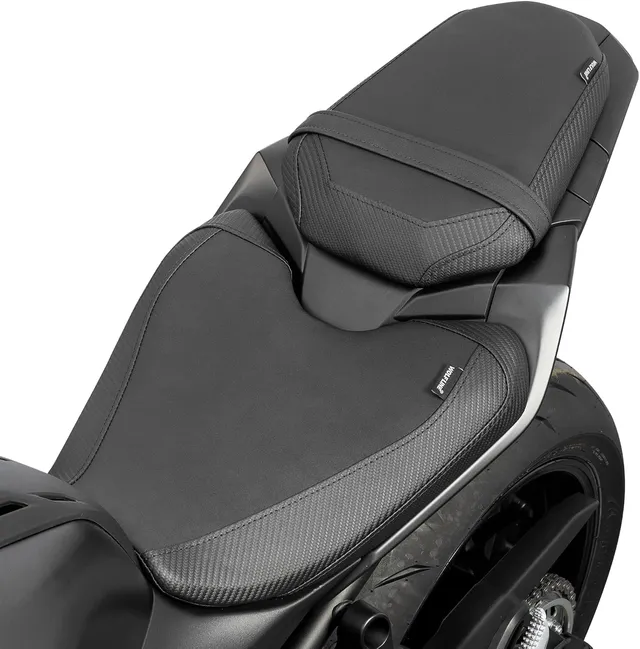 Siège de passager arrière pour moto Lorababer pour MT-07 MT07 2025 2026 Coussin de selle passager, Noir