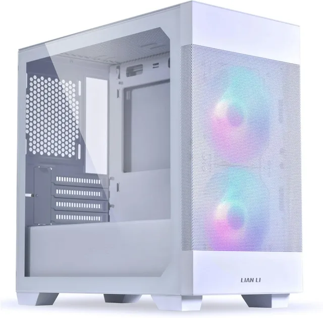 Lian Li Lancool 205M Mesh RGB Cristal Templado USB 3.0 Blanca