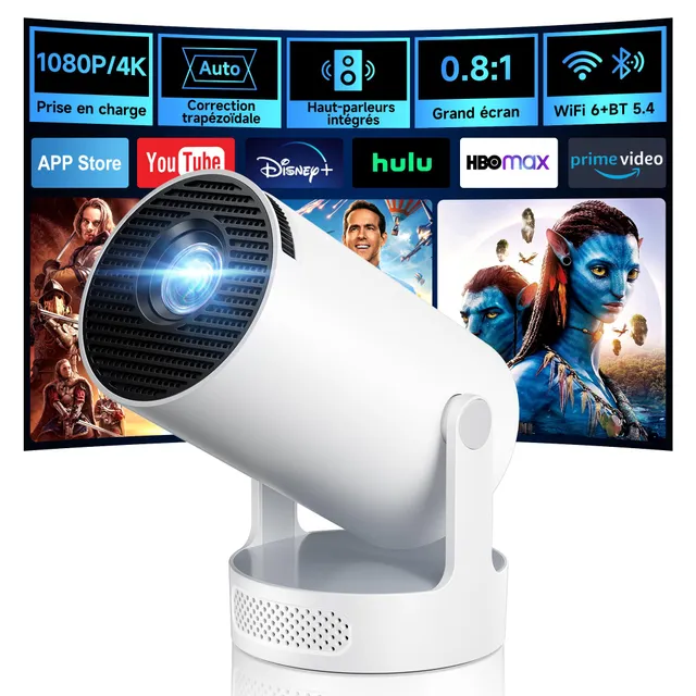 Philoent Vidéoprojecteur WiFi/BT Apps intégrées 2026 Upgraded AutoKeystone