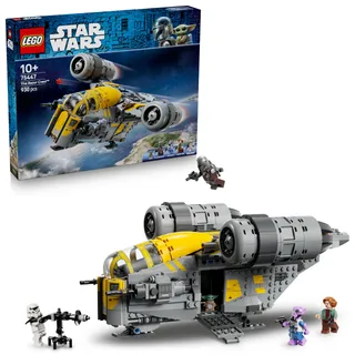 LEGO Star Wars 75447 The Mandalorien and Grogu Le Razor Crest - Jouet de Construction - Maquette avec 4 Minifigurines & Figurine de Grogu - Cadeau d'anniversaire pour Garçon, Fille & Fan dès 10 Ans