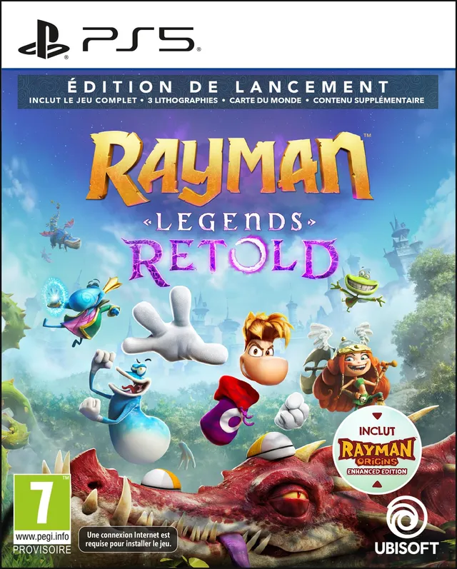 RAYMAN LEGENDS RETOLD - ÉDITION DE LANCEMENT FR PS5