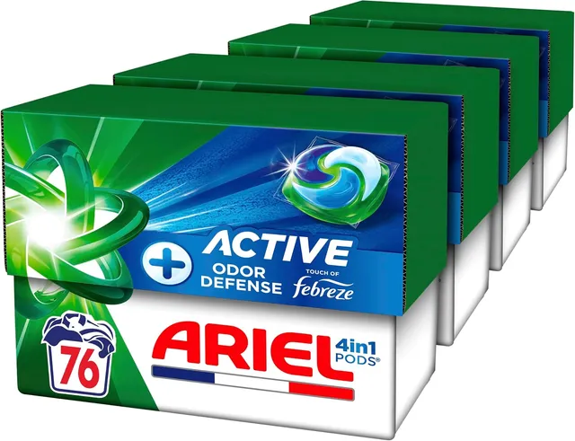 Ariel PODS 4en1 Lessive en capsule +Active x76