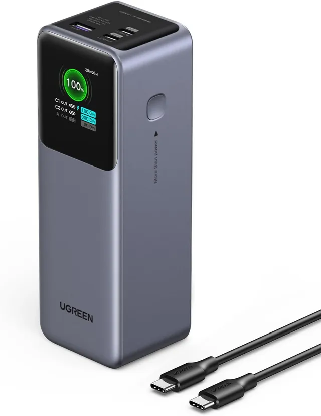UGREEN Nexode Pro 200W Batterie Externe 25000mAh Power Bank USB C PD 140W