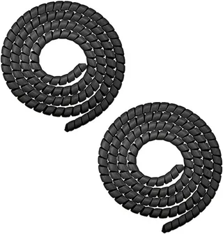 2pcs 1m Gaine Spirale Protection Cable Electrique Trottinette Flexible