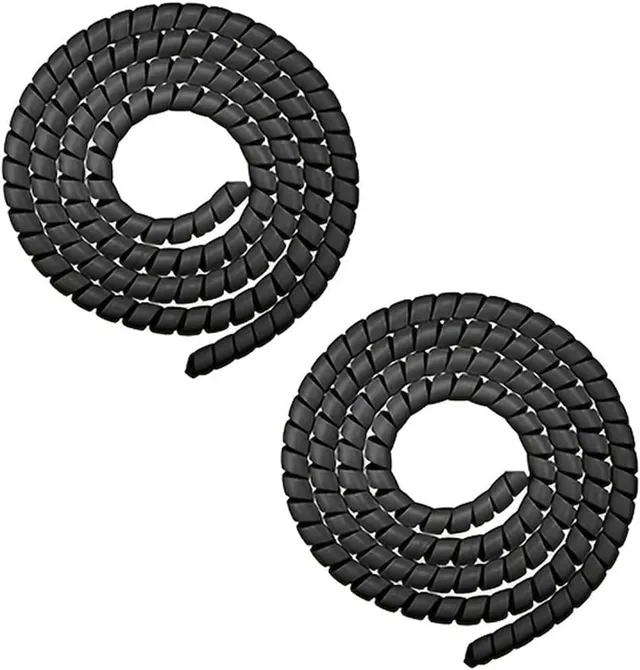 2pcs 1m Gaine Spirale Protection Cable Electrique Trottinette Flexible