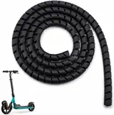 100cm Gaine Spirale Flexible TPU pour Câbles de Trottinette Électrique