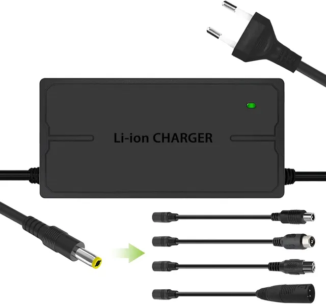 Chargeur de vélo électrique 54,6 V 3 A, 48 V trottinette, 13S 48 V batterie lithium-ion