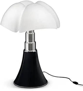 Grande Lampe Pipistrello Noir Mat H66-86cm