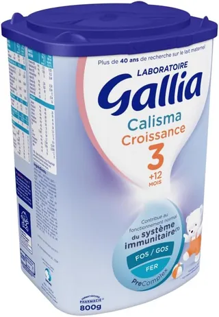Gallia calisma croissance lait 3ème âge 800g