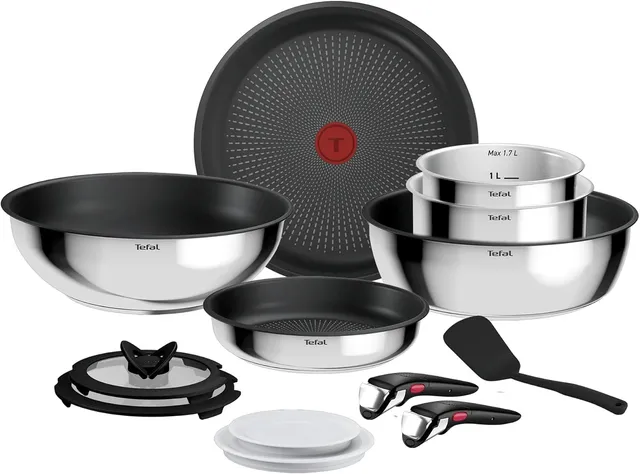 Tefal - Ingenio Comfort Max Batterie de cuisine - Antiadhésif - 13 pièces