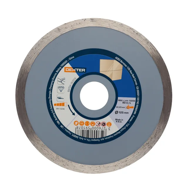 Disque diamant pour céramique DEXTER, Ø125 mm