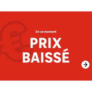 Prix baissé
