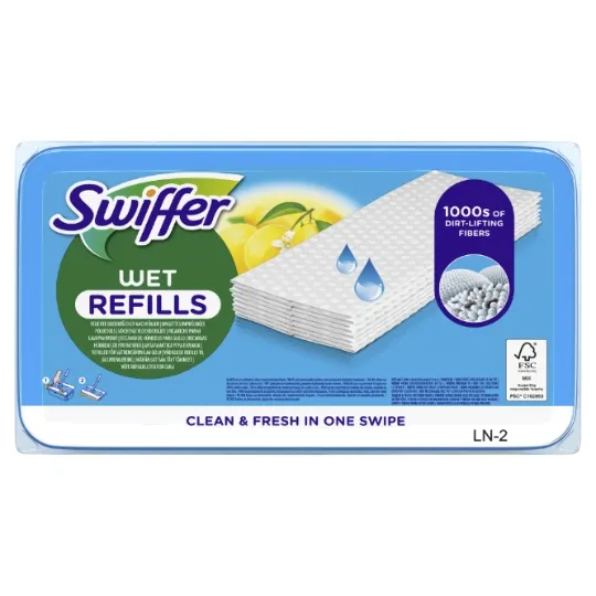 Lingettes Humides pour Sols Citron SWIFFER