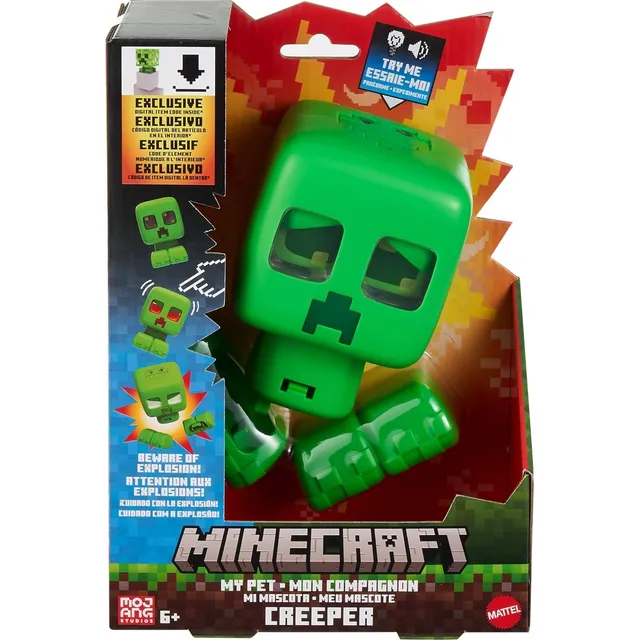 minecraft-figurine creeper, mon animal de compagnie