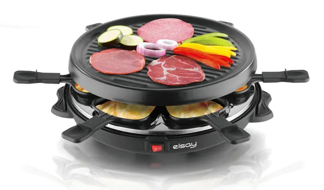 Raclette Grill 6 coupelles Elsay