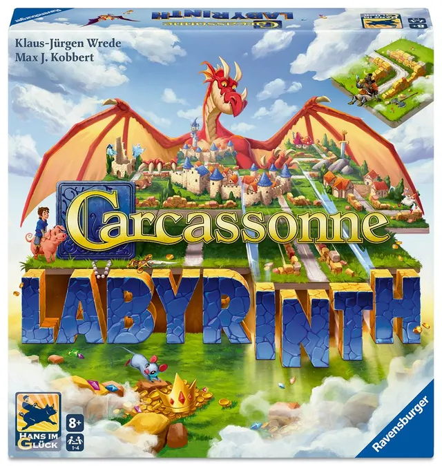Jeu de stratégie Ravensburger Carcassonne Labyrinth