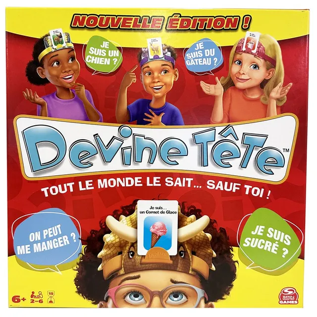 Jeu d'ambiance Spin Master Games Devine Tête classique