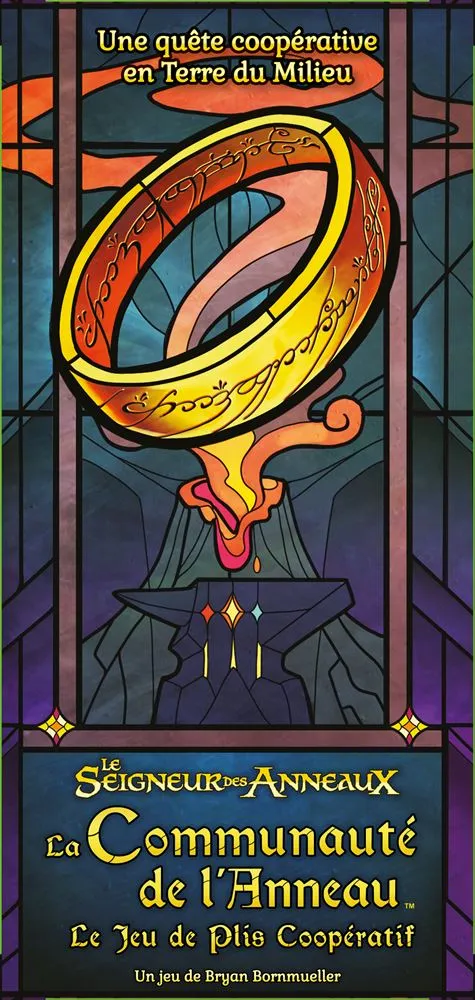 Jeu de stratégie Asmodee La Communauté de l’Anneau Jeu de Plis Coopératif