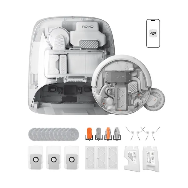 Aspirateur robot DJI Romo P2 Clean More Combo Romo 2 series