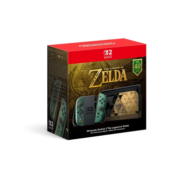 Console Nintendo Switch 2 Edition Limitée 40ème anniversaire The Legend of Zelda