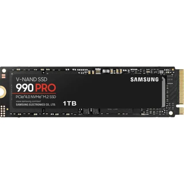 SAMSUNG - 990 PRO - SSD Interne - 1 To - NVMe M.2 PCIe 4.0x4 - Vitesse lecture jusqu'à 7 450 Mo/s