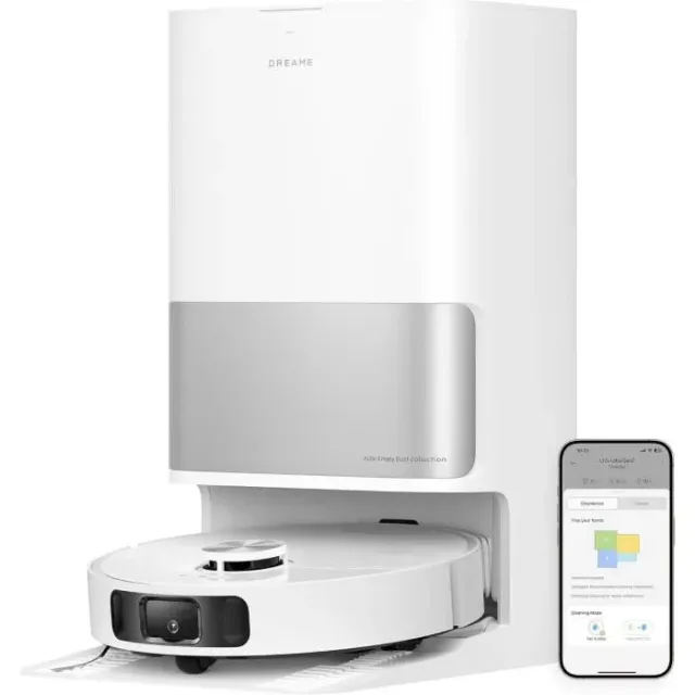 DREAME L10s Ultra Gen 2 - Robot Aspirateur Laveur - 10 000 Pa - Technologie MopExtend RoboSwing - Base Entièrement Automatique