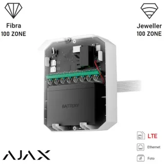 AJAX - 57206 - CENTRALE HYBRIDE AVEC PHOTO VÉRIFICATION D'ALARME BLANCHE