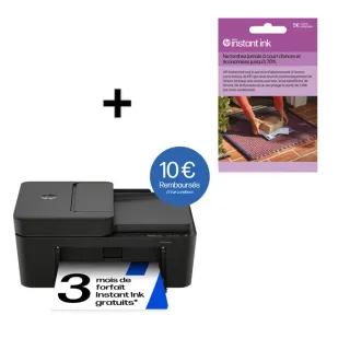Imprimante tout-en-un HP DeskJet 4330 jet d'encre couleur + Carte Instant Ink