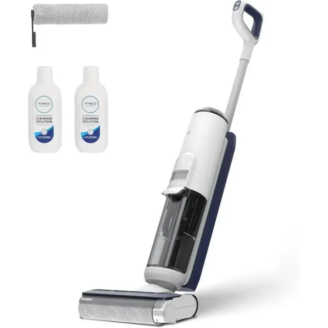 Aspirateur Laveur Sans Fil - Tineco - iFLOOR 5 Breeze Complete - Autonomie 35 min - Réservoir 0,8 L - Blanc