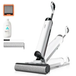 Uwant D500 Aspirateur Laveur Sans Fil  - 180° Plat - Aspire, lave et sèche à 60°C - 180 m² -  Désodorisation, Anti-Cheveux, IPX6