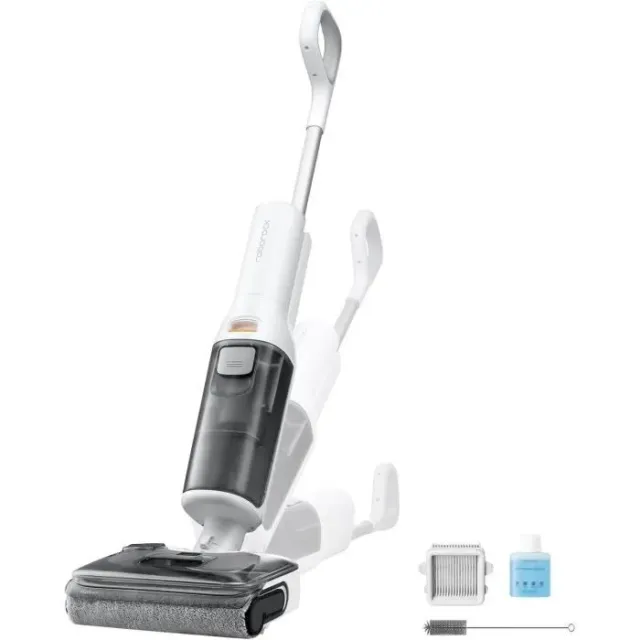 ROBOROCK F25 RT - Aspirateur Balai Laveur - 20000 Pa - Lavage à Chaud à 90 °C - Nettoyage Deux Bords - Auto-Nettoyage